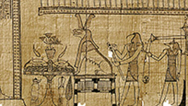 Ausschnitt aus dem Ägyptischen Totenbuch