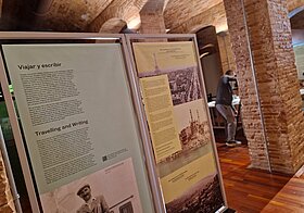 Ausstellungsbanner in Valencia