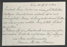 Handschriftlicher Text.