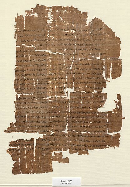 Löchriger Papyrus
