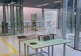 Ansicht der Ausstellung in Palencia