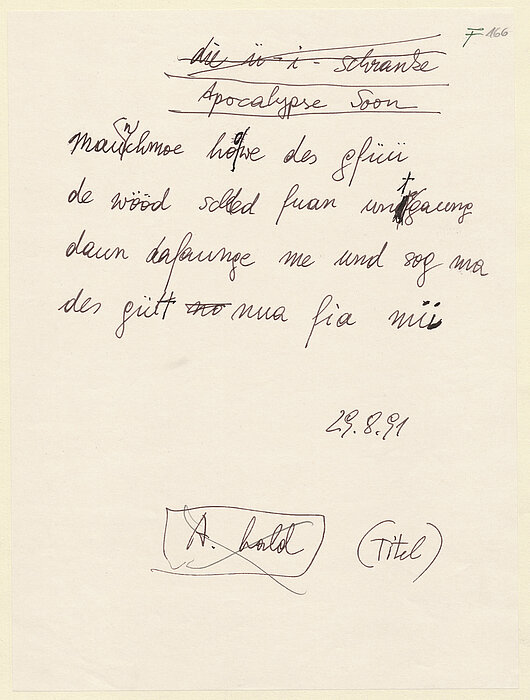 Schwarze Handschrift auf vergilbtem Papier.