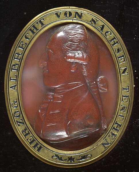 Rote Kamee von Albrecht von Sachsen