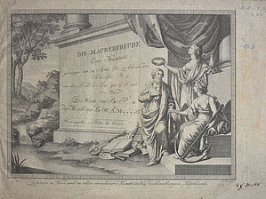  Die Maurerfreude (KV 471.) Eine Kantate gesungen am 24 April 1785 zu Ehren des H. w. Br: . B. n von imprint Wien