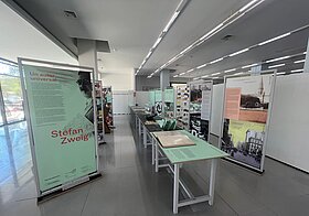 Ansicht der Ausstellung in Murcia