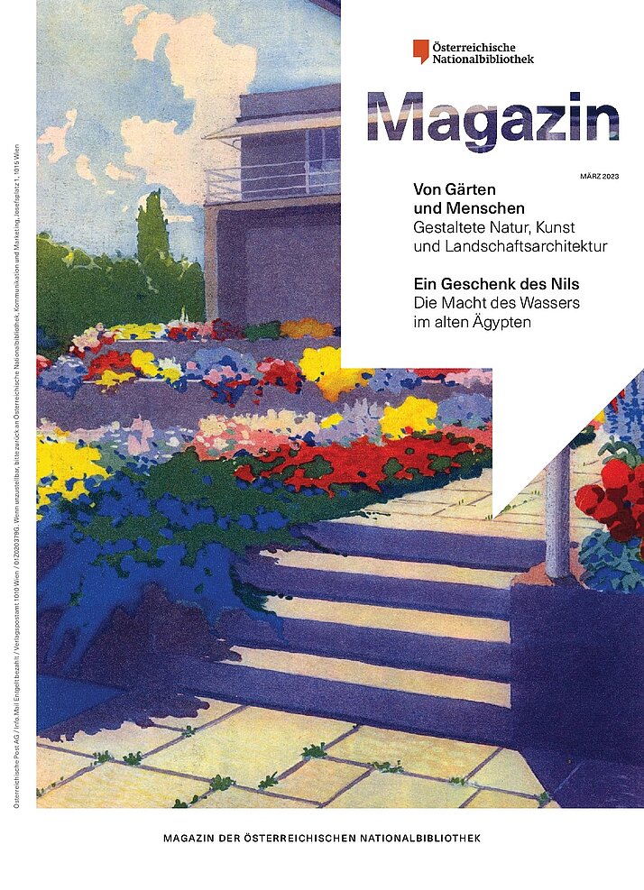 Cover des ÖNB Magazins 1 2023