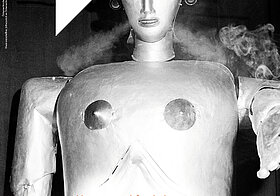 Robotermensch am Cover des ÖNB Magazins 2/2020
