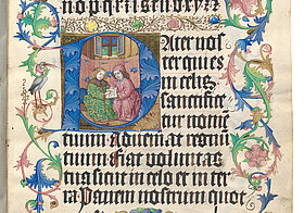 Titelseite des sog. Prunk ABC-Buchs Maximilians, Cod. 2368, fol. 3v