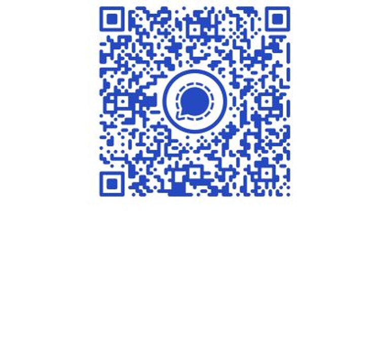 QR-Code um die ÖNB-Infoservices über Signal zu kontaktieren!
