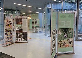 Ansicht der Ausstellung in Palencia