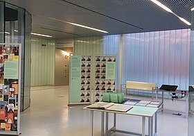 Ansicht der Ausstellung in Palencia