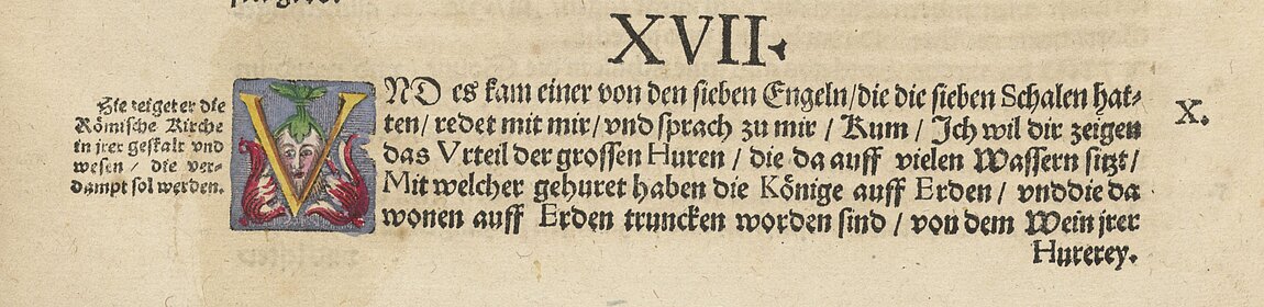 Kurze Textpassage in mittelalterlicher Bibel.