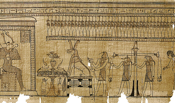 Darstellung aus dem Ägyptischen Totenbuch