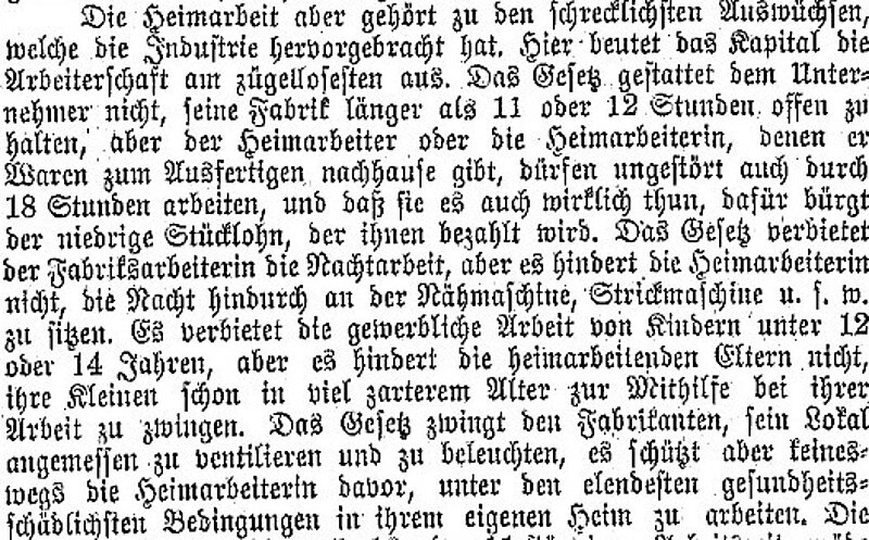 Arbeiterinnenzeitung, 6. November 1902
