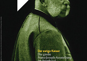 Seitliches Portait von Kaiser Franz Josef Karl VI. am Cover des ÖNB Magazins 1/2016