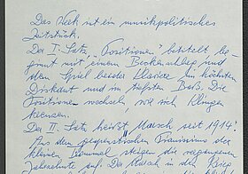 Handgeschriebener Brief.