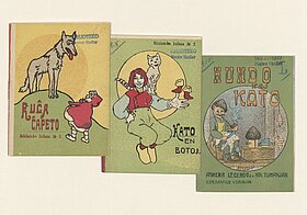 Drei Cover von Kinderbüchern mit bunten Illustrationen.