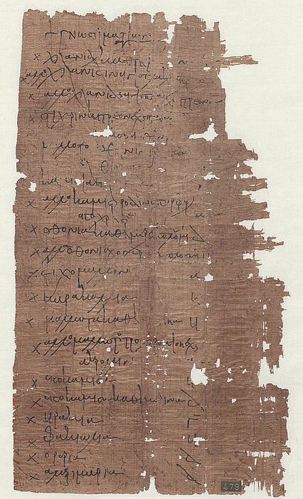 Papyrus-Blatt.