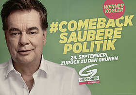 Wahlplakat die Grünen aus dem Jahr 2019. 