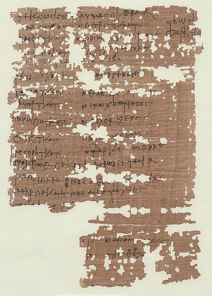 Liste von Schiffen, löchriger Papyrus