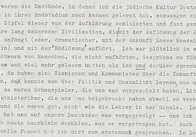 Excerpt from a typed letter