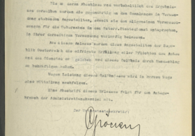 Die Hofbibliothek wird Staatseigentum, ÖNB-Archiv, NB 369/1920
