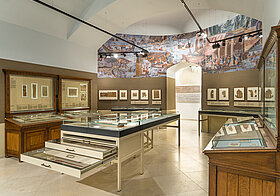 Innenansicht des neugestalteten Papyrusmuseums