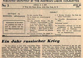 Zeitschrift mit dem Titel: Austrian Labor Information.