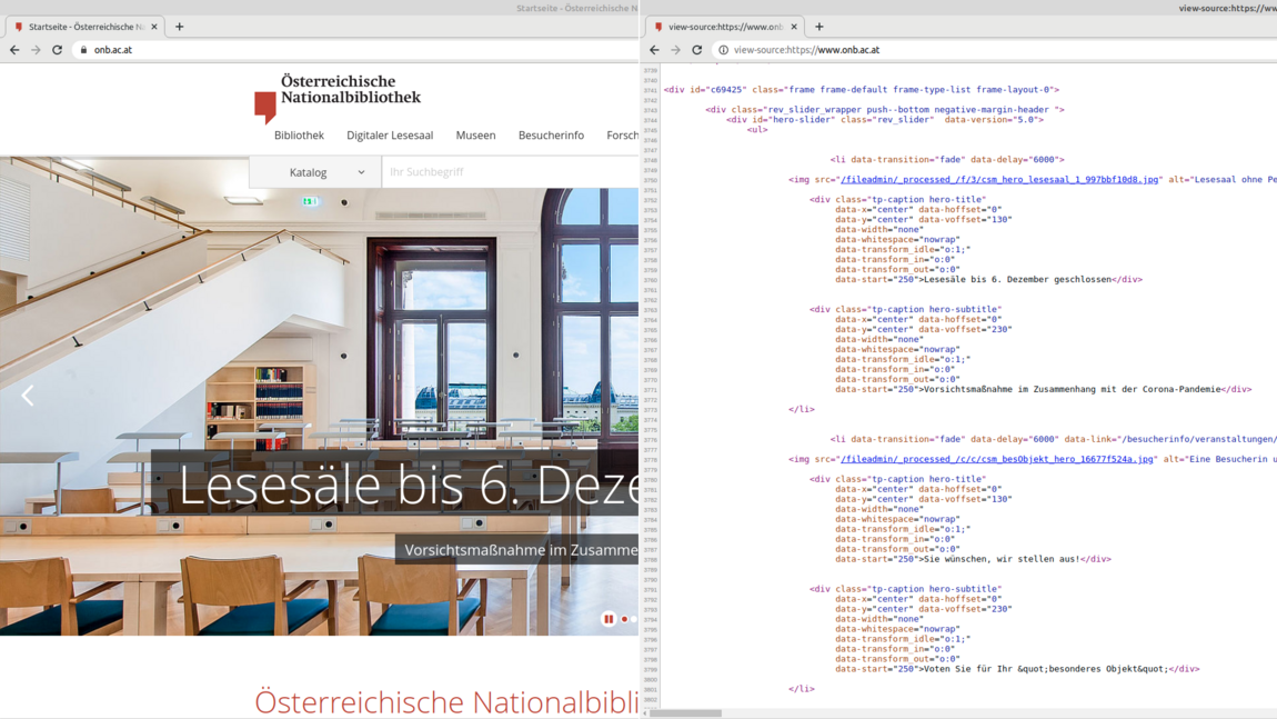 Screenshot Webarchiv 2.