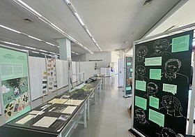 Ansicht der Ausstellung in Murcia