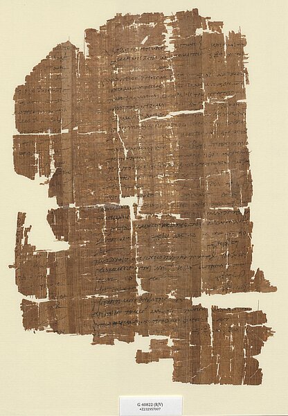 Löchriger Papyrus