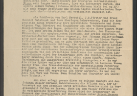 Getippter Text auf bräunlichem Papier.
