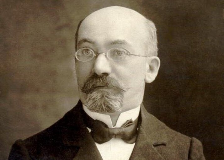 Porträtfoto von Ludwik Zamenhof, Schwarz-Weiß-Abzug, um 1900