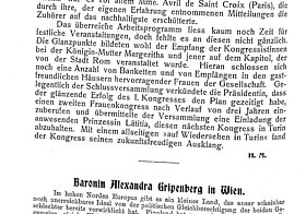 Fürth, Nini von: Baronin Alexandra Gripenberg in Wien; aus: Der Bund, 3. Jg., Nr. 5, Juni 1908, Seite 4-5