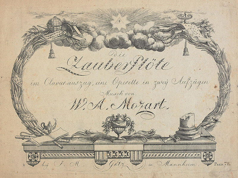 Titelblatt der "Zauberflöte"