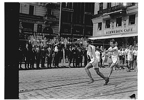 Ein Staffellauf in Wien