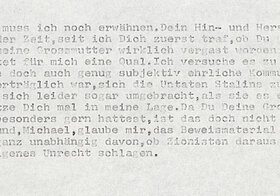 Getippter Text auf Seite
