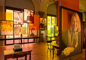 Bachmann-Fotos in der Ausstellung
