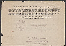 Typed text on old paper