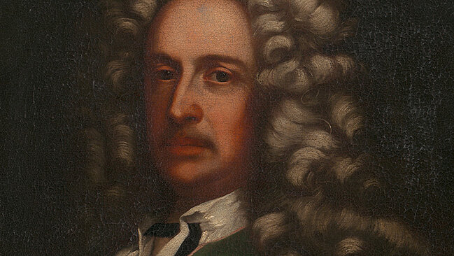 Porträt eines Mannes mit Perücke