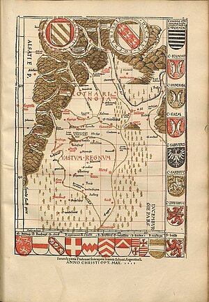 Karte: Lothringie Ducatus