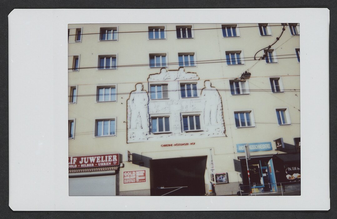 Foto eines Gebäudes in Wien. 
