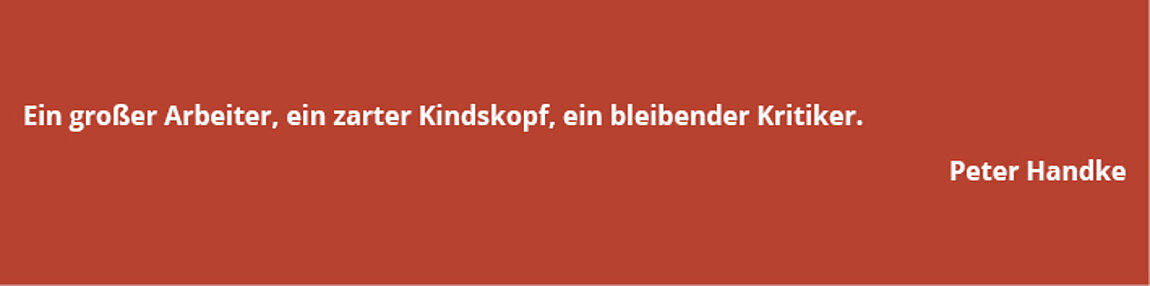 Handke Zitat