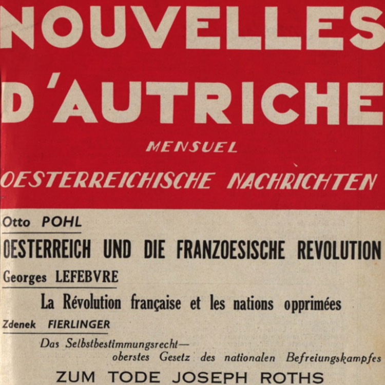 Rot-weiß-rotes Buchcover