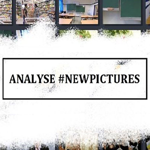 Schriftzug Analyse #newpictures