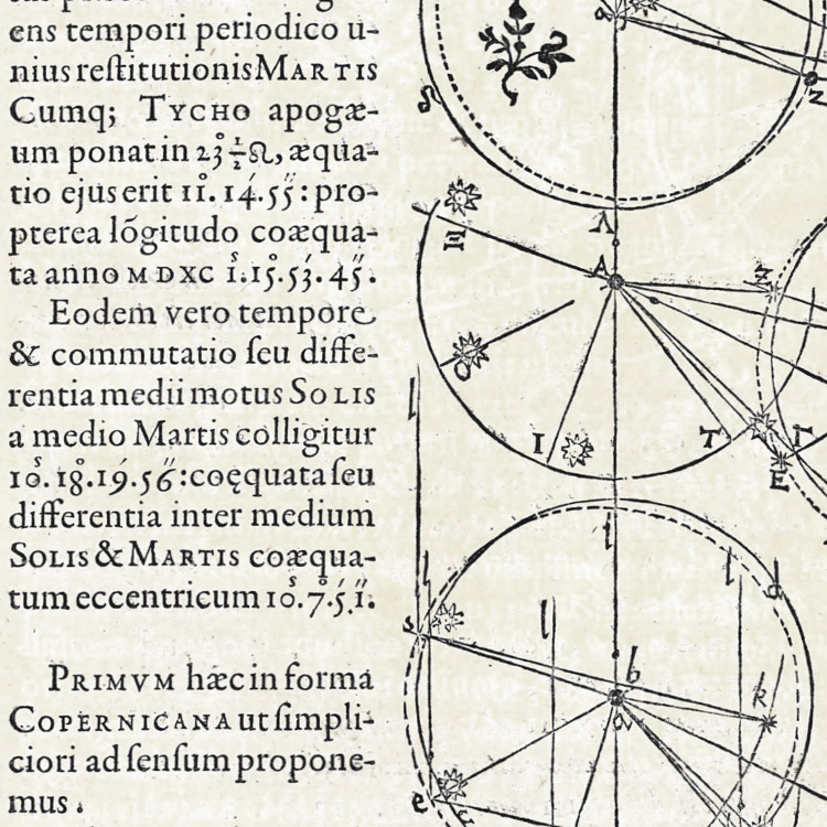 Lateinische Schrift mit astronomischen Darstellungen