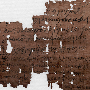 Löchriges Papyrus