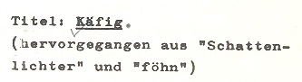 Beispielhafter Titelschriftzug der Zeitschrift